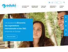Tablet Screenshot of eduki.ch